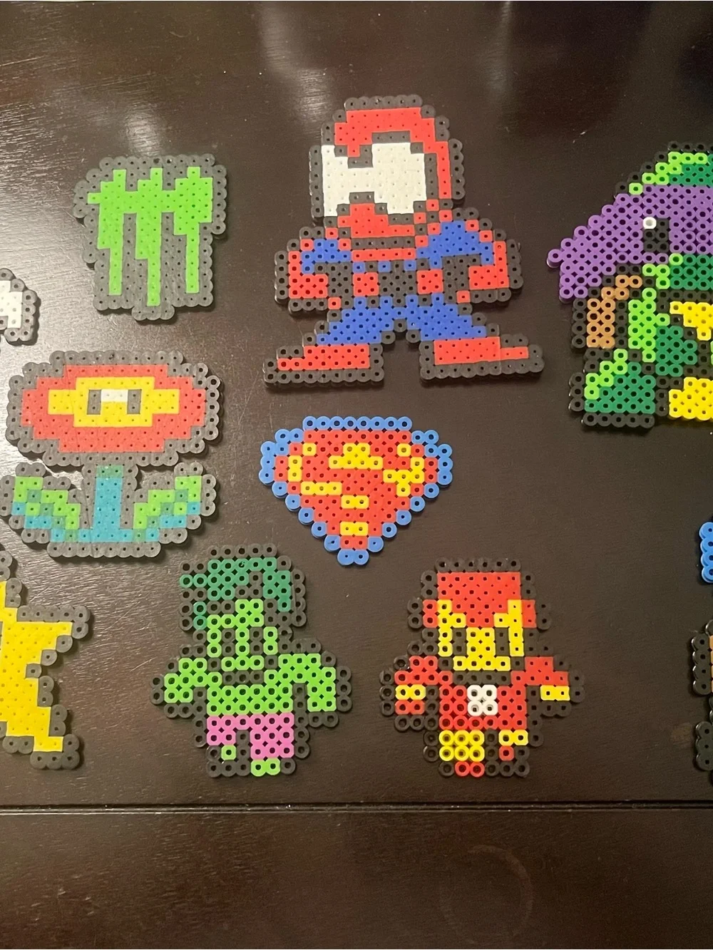 Perler Bead Superhero & Cartoon Characters Collection